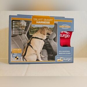 Kurgo Tru-fit Crash Tested Dog Harness Red Large